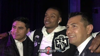 ERROL SPENCE JR MEETS ERIK MORALES & BARRERA "THEY'RE REAL WARRIORS! I PAY HOMAGE TO THEM"