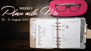 PLAN WITH ME | 15-21 August 2022 | Kikki K Signature B6 Ring Planner
