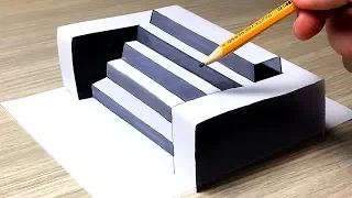 Ultimate Guide on How to Draw 3D Steps (Easy) - Cool Trick Art For Beginners