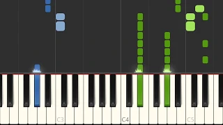 Jess Glynne & Jax Jones "One Touch" Piano Accompaniment + Voice Sheet Music Synthesia Preview