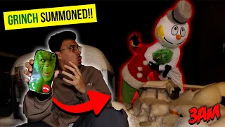 I FACETIMED THE GRINCH TO HELP DEFEAT EVIL FROSTY THE SNOWMAN !! (EPIC SHOWDOWN)
