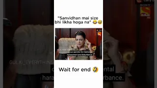 Sanvidhan mai size bhi to likha hoga na 😂🤣 Wait for end 😅 || Haseena Malik || Maddam Sir ||
