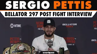 Sergio Pettis reacts to Patricio Pitbull win | Bellator 297 Post Fight Interview