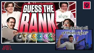 Tarik Reacts to and Plays GUESS THE RANK With The SEN Squad