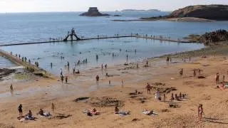 Timelapse grande marée à Saint Malo