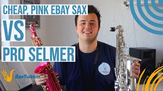 Cheap eBay Pink Sax vs Professional Selmer: What's the difference?