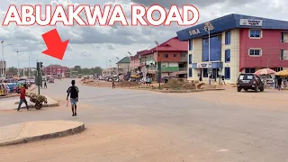 Abuakwa Road Dualization Project Latest Update in Kumasi Ghana - April 2024.