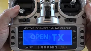 Taranis X9D Plus First Look & Stuck Opening Screen Fix!