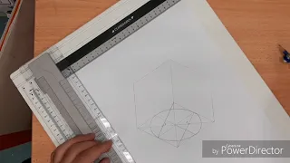 How to draw an Isometric Circle - 0003 IGCSE / GCSE D&T Graphic Products Revision