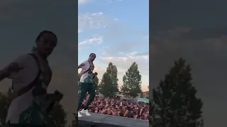 Migos, “Walk it, talk it” notice my migos tee, Wireless festival 2019