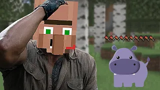 Eaten By Hippo But Its Minecraft | Jumanji Movie 😮🥓