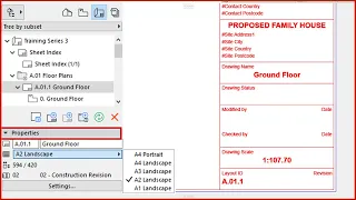 Creating a Custom Title Block  - ArchiCAD Tutorial