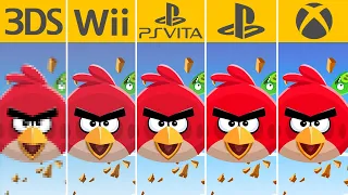 Angry Birds Trilogy (2012) 3DS vs PS3 vs Xbox 360 vs Wii vs PS Vita (Which One is Better!)