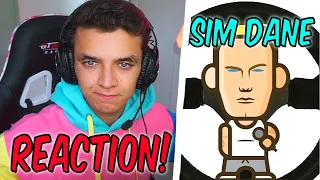 Lando  REACTS to SIM DANE! 😎  ❘ Lando Norris Reaction