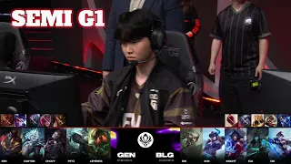 BLG vs GEN - Game 1 | Semi Final LoL MSI 2024 Main Stage | Bilibili Gaming vs Gen.G G1 full game