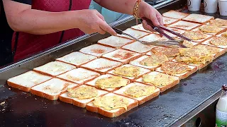 Top10 The Best Street Toast Video Collection / 길거리 토스트 Top10 - Korean street food