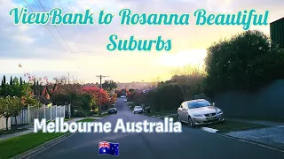 travel Vlog (from ViewBank to Rosanna Suburb Drive) #melbourne #travelvlog #fyp