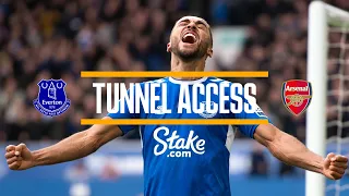 SEAN DYCHE GETS OFF TO A WINNING START! | TUNNEL ACCESS: EVERTON V ARSENAL