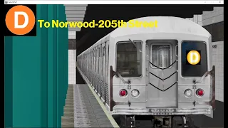 OpenBVE (D) Train To Norwood-205th Street (R42)