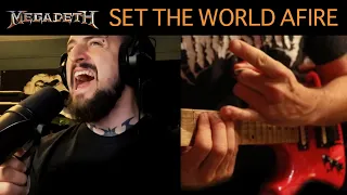 MEGADETH - Set The World Afire (Full Cover) ft. Rusty Holloway