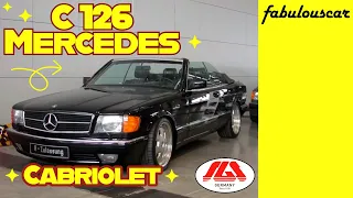 Mercedes-Benz W126 C126 500 SEC Cabriolet Cabrio SGS Styling Garage Umbau