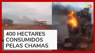 Incêndio em canavial de usina deixa quatro trabalhadores mortos em Goiás