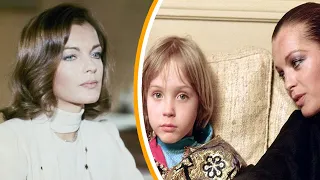 Romy Schneider a le cœur brisé alors qu'elle révèle un horrible secret lors des funérailles son fils