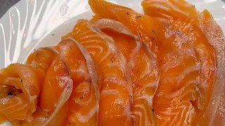 Красная солёная рыба вкусно и быстро