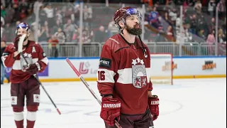 (HD) Latvia vs Norway Icehockey friendly game 04.05.2024