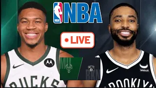 Milwaukee Bucks at Brooklyn Nets  NBA Live Play by Play Scoreboard /  Interga