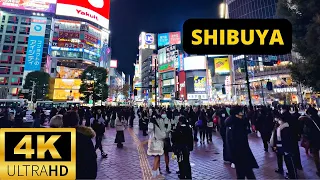 TOKYO, JAPAN 🇯🇵 [4K] SHIBUYA — 1 HOUR Walking Tour