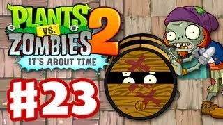 Plants vs. Zombies 2: It's About Time - Gameplay Walkthrough Part 23 - Dead Man's Booty (iOS)