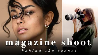 Magazine shoot in studio & behind the scenes | Shot on Canon 5D Mark III