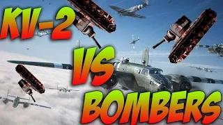 War Thunder Tanks! - KV-2 Anti AIR DEFENSE! War Thunder Ground Forces Gameplay