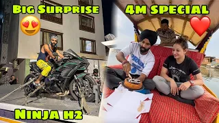 Apni Ninja H2 Srinagar Pahuch gayi 😍 itna bada Surprise 4M Subscribers hote hi 😱