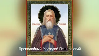 Преподобный Мефодий Пешношский. Православный календарь 17 июня 2021