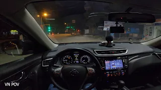 2018 Nissan X-TRAIL SV T32 4WD POV Night Drive (Test Binaural Audio) by VN POV