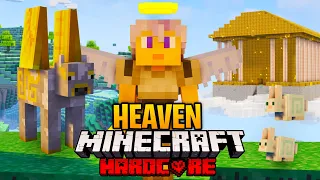 I Survived HEAVEN in Minecraft Hardcore... Here's What Happened