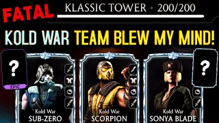 MK Mobile. Kold War Team is AMAZING vs. Battle 200 of Fatal Klassic Tower. My "EPIC" Reward!