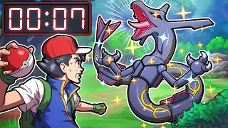 Catch a Shiny Pokemon Team Before The Time Runs Out!