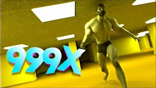 Gigachad finds you in the backrooms (Found Footage) 999x Speed meme