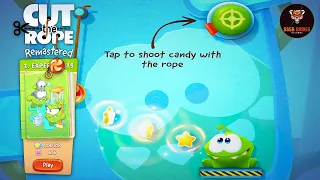 Cut the Rope Remastered: Level 2-6 Yellow+Blue Stars Gameplay #Shorts