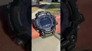 Casio G-Shock GPR-B1000 getting ready for GPS navigation