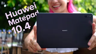 Huawei Matepad 10.4 unboxing + work from cafe test!