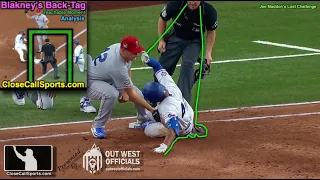 Teachable - Blakney's Back-Tag and Umpire Rotation to Fill 1B Fly Ball Vacancy