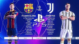 PES 2021 PS5 FC BARCELONA - JUVENTUS | MOD Ultimate Difficulty Career Mode HDR Next Gen