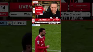 Mark Goldbridge's reaction to Man Utd vs Man city 2-1  😰