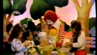 1989 Mcdonalds Little Mermaid Happy Meal Commercial
