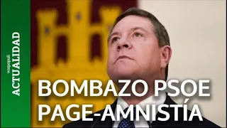 Bombazo en el PSOE: Page se une al PP y recurrirá la amnistía