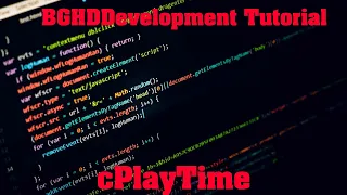 cPlayTime - Tutorial/Overview